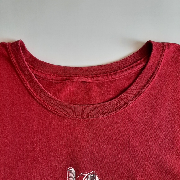 Hickory Farms Mens XL Red "Day of Service" 2012 Tour Short-Sleeve T-Shirt - Picture 3 of 7